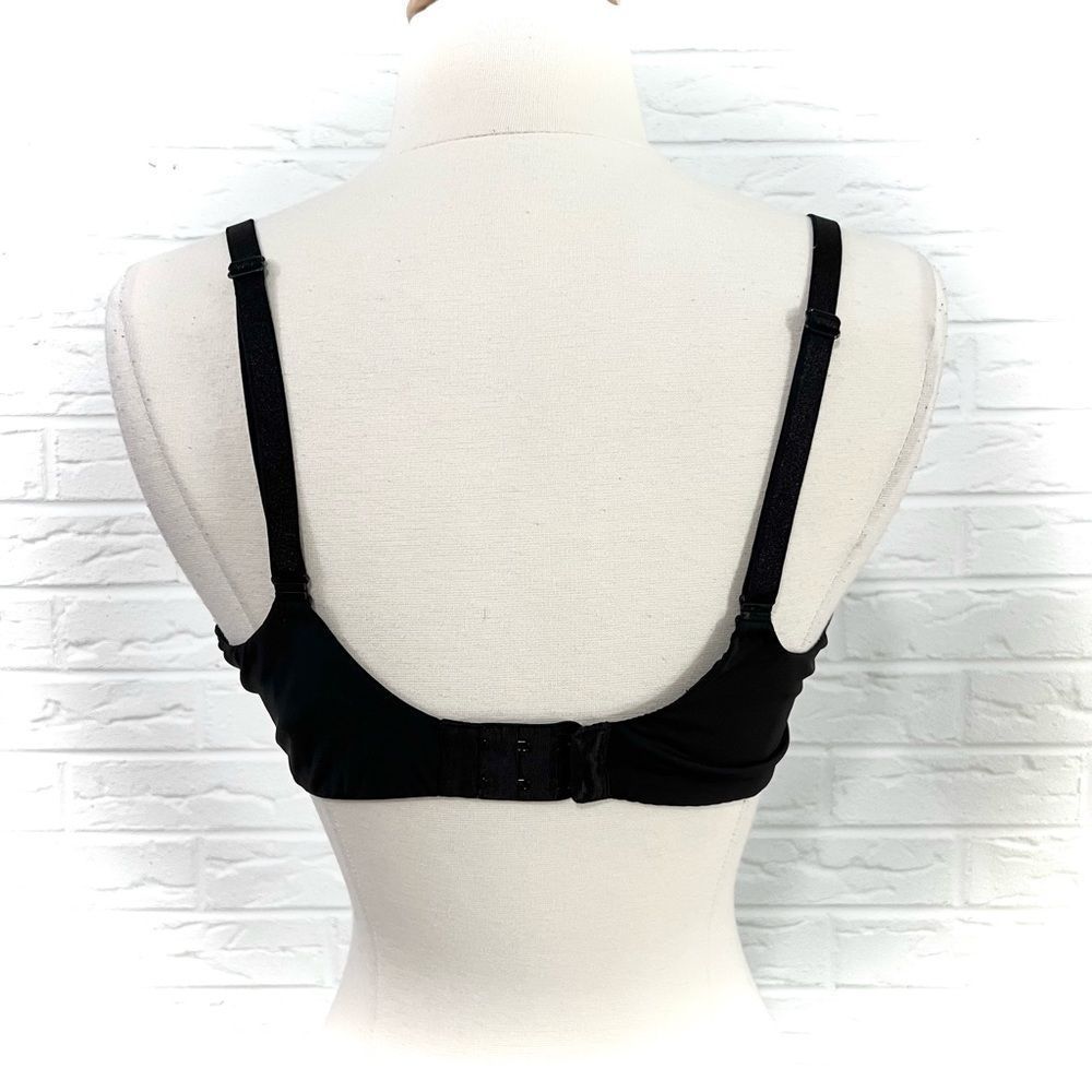Victoria’s Secret T-Shirt Lightly Lined Full Coverage Black Bra Size 36D - Picture 3 of 4